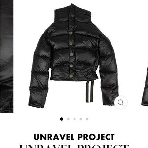 Unravel project cropped puffer